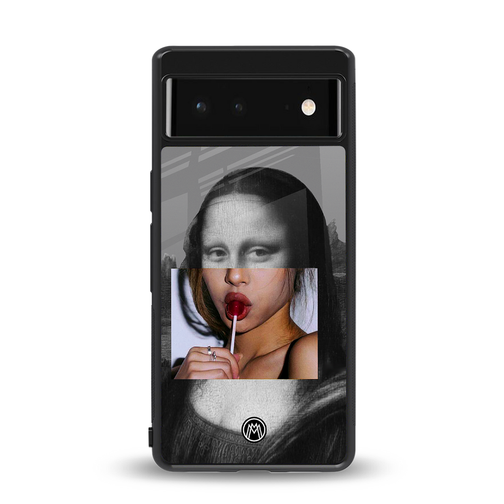 la mona lisa back phone cover | glass case for Google Pixel 6A