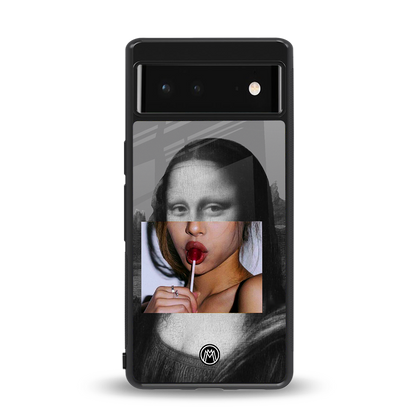 la mona lisa back phone cover | glass case for Google Pixel 6A