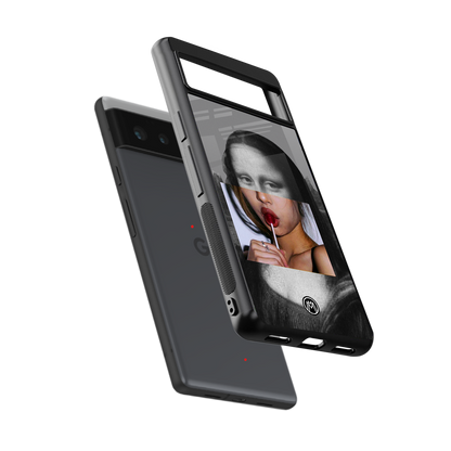 la mona lisa back phone cover | glass case for Google Pixel 6A