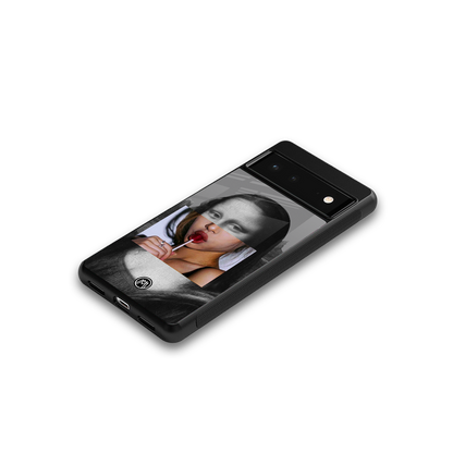la mona lisa back phone cover | glass case for Google Pixel 6A