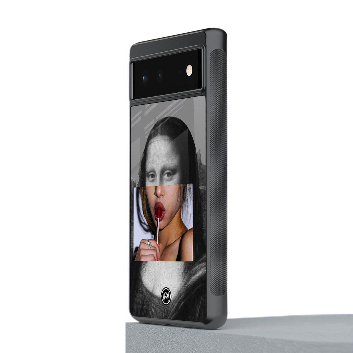 la mona lisa back phone cover | glass case for google pixel 6