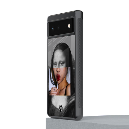 la mona lisa back phone cover | glass case for Google Pixel 6A