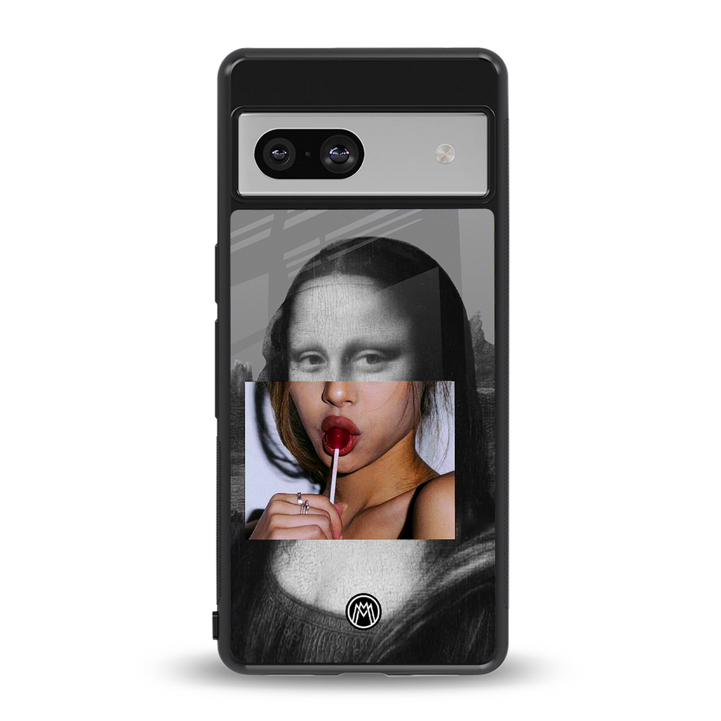 la mona lisa back phone cover | glass case for Google Pixel 7