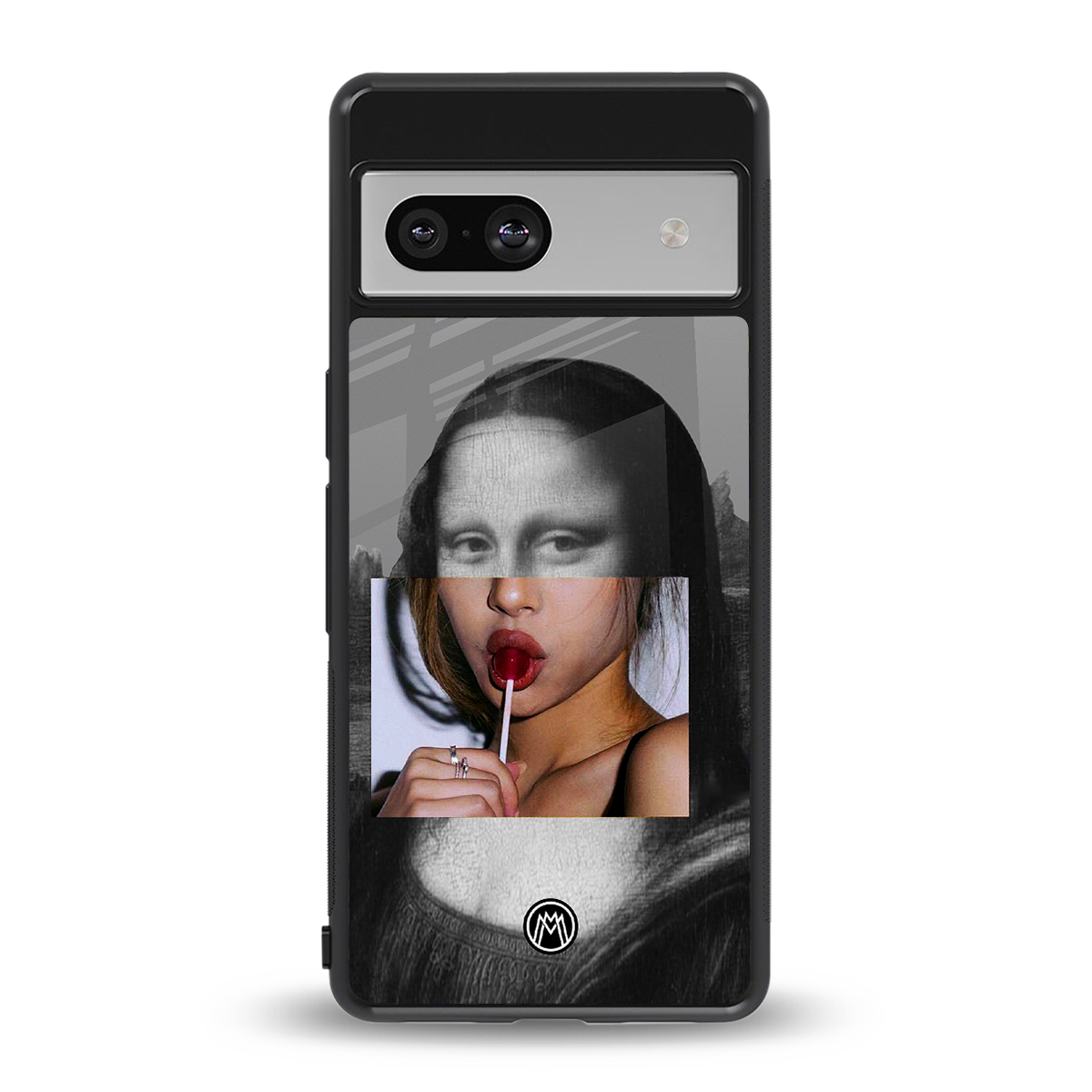 la mona lisa back phone cover | glass case for Google Pixel 7A