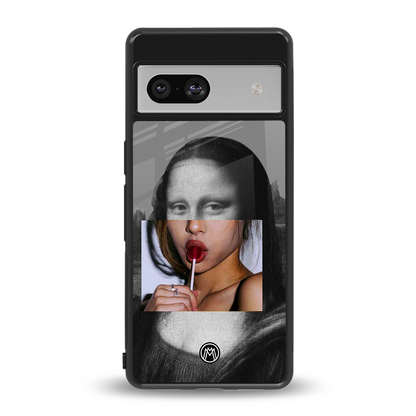la mona lisa back phone cover | glass case for Google Pixel 7A