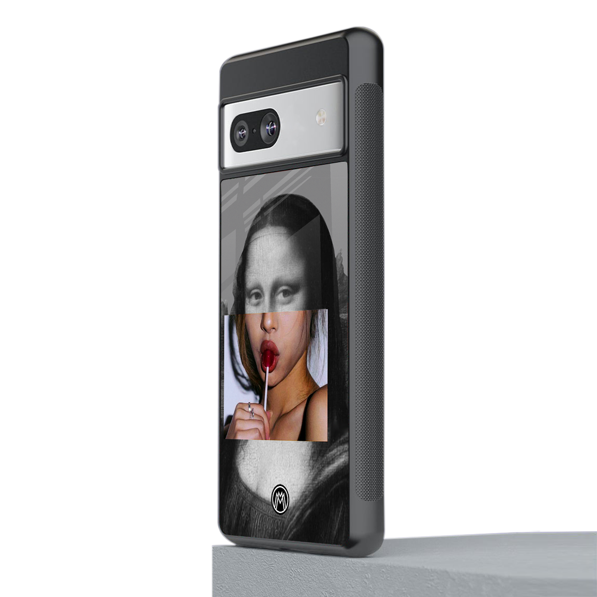 la mona lisa back phone cover | glass case for Google Pixel 7