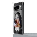 la mona lisa back phone cover | glass case for google pixel 8 pro