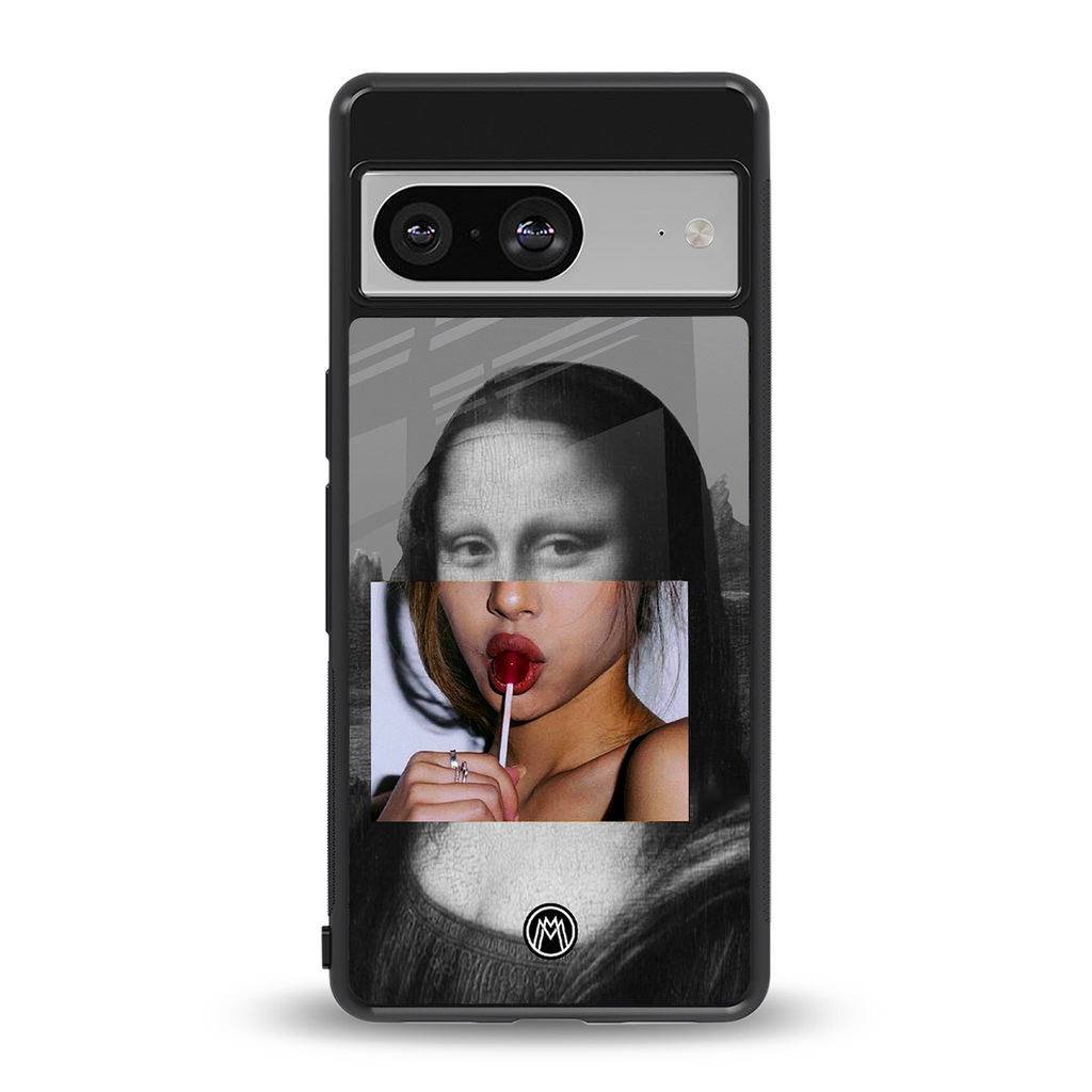 la mona lisa back phone cover | glass case for Google Pixel 8