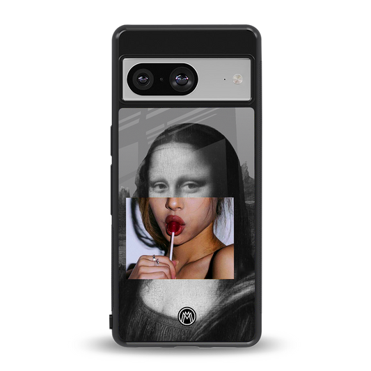 la mona lisa back phone cover | glass case for Google Pixel 8