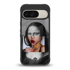 la mona lisa back phone cover | glass case for google pixel 9