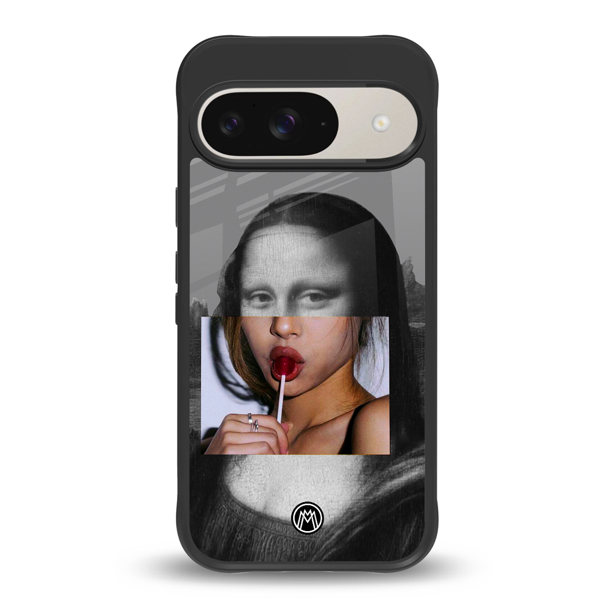 la mona lisa back phone cover | glass case for google pixel 9