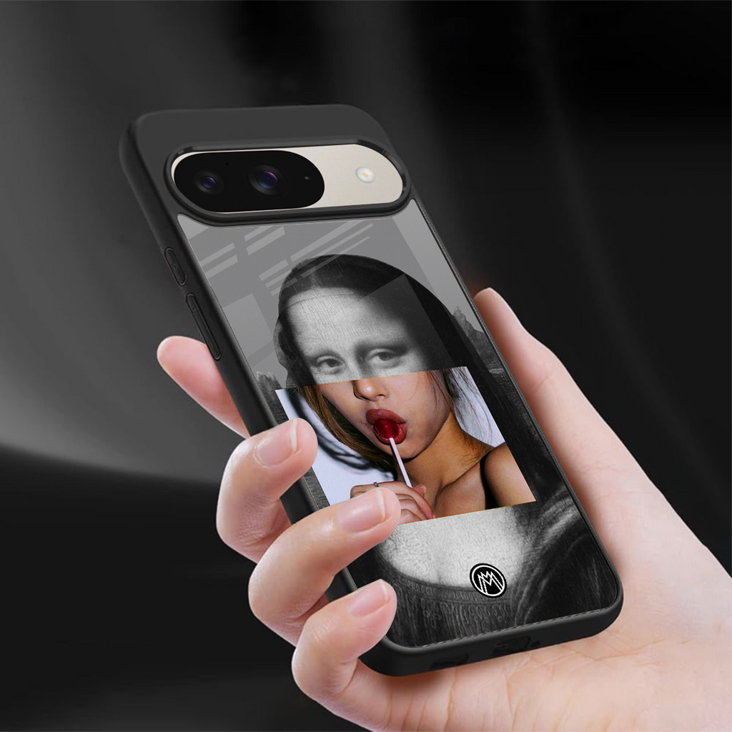 la mona lisa back phone cover | glass case for google pixel 9