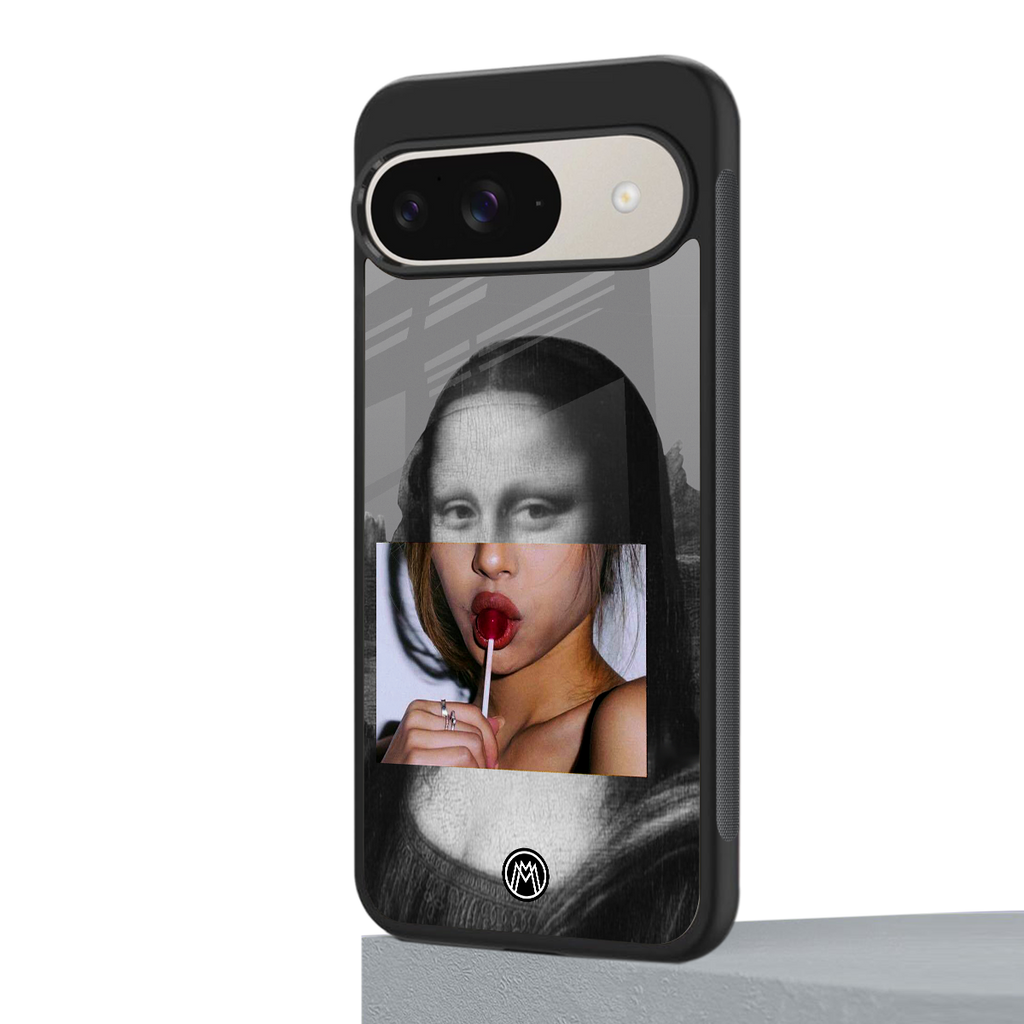 la mona lisa back phone cover | glass case for google pixel 9
