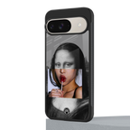 la mona lisa back phone cover | glass case for google pixel 9