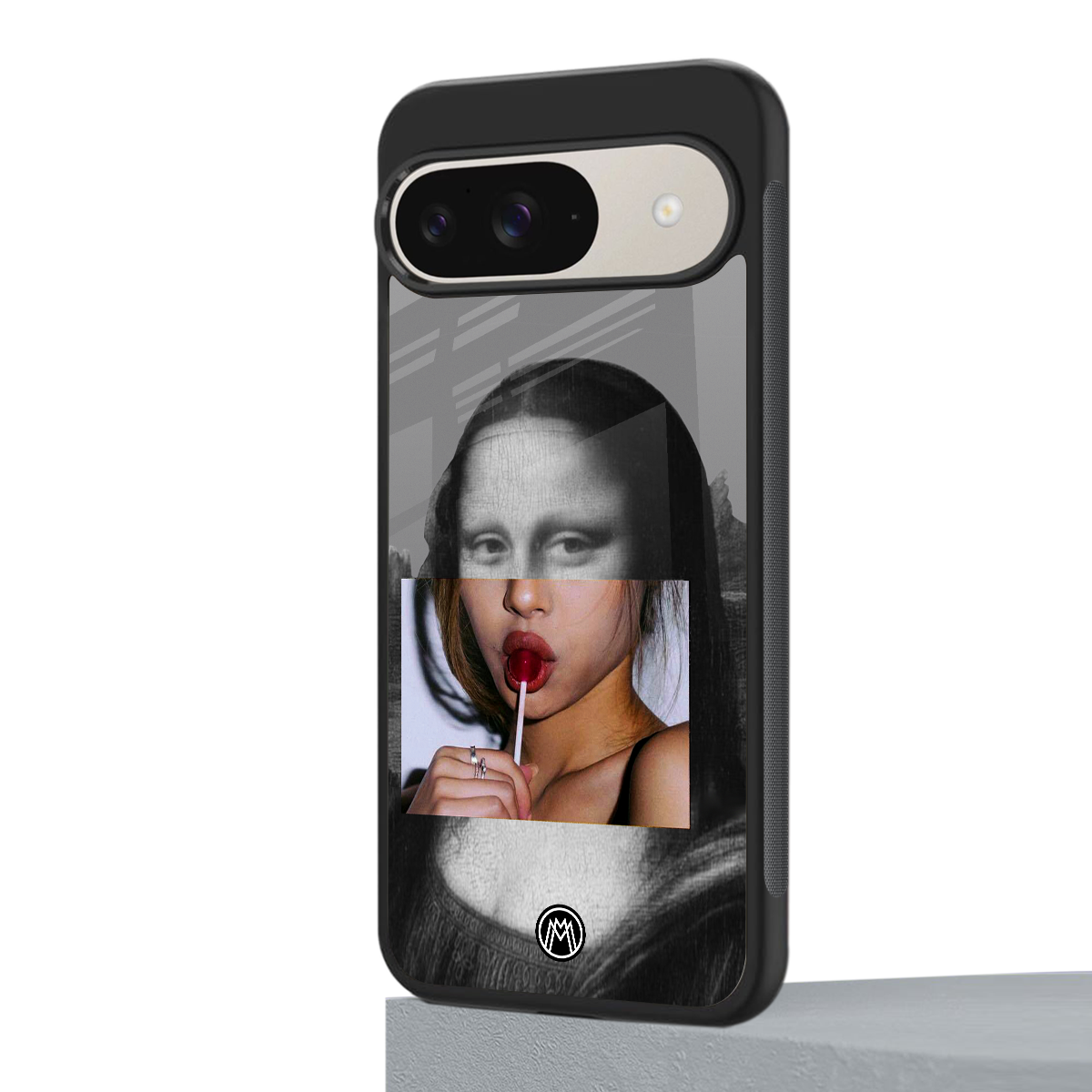 la mona lisa back phone cover | glass case for google pixel 9