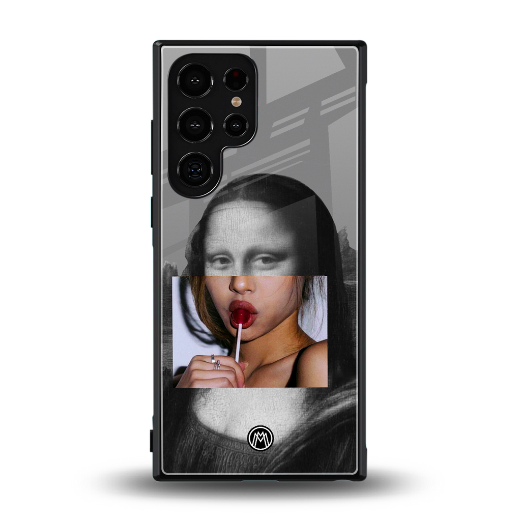 la mona lisa back phone cover | glass case for samsung galaxy s24 ultra