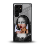 la mona lisa back phone cover | glass case for samsung galaxy s23 ultra