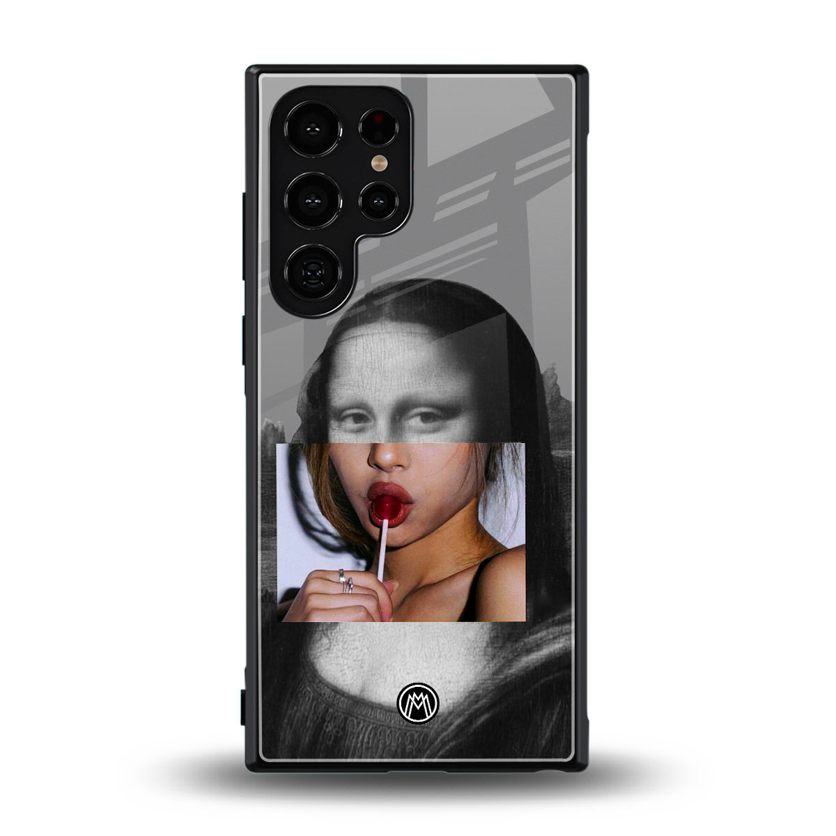 la mona lisa back phone cover | glass case for samsung galaxy s23 ultra