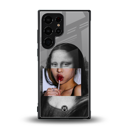 la mona lisa back phone cover | glass case for samsung galaxy s23 ultra