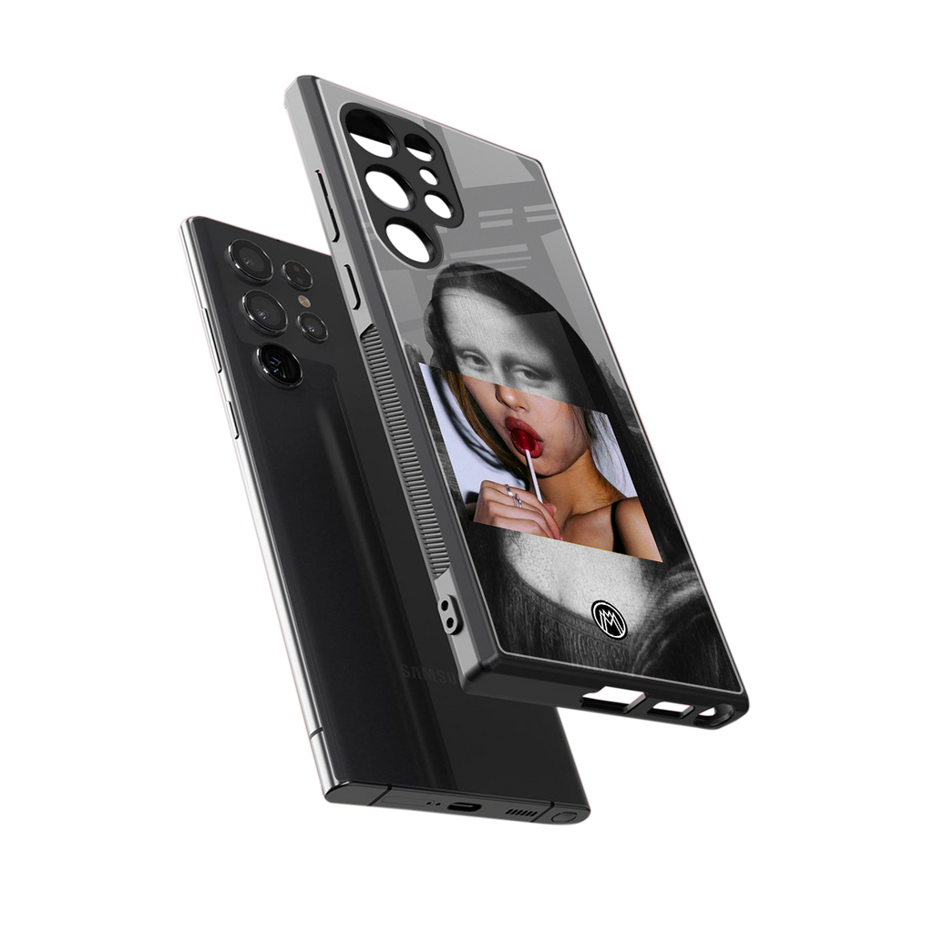 la mona lisa back phone cover | glass case for samsung galaxy s24 ultra