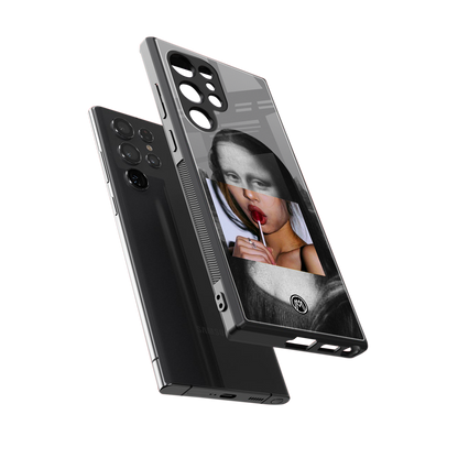 la mona lisa back phone cover | glass case for samsung galaxy s24 ultra