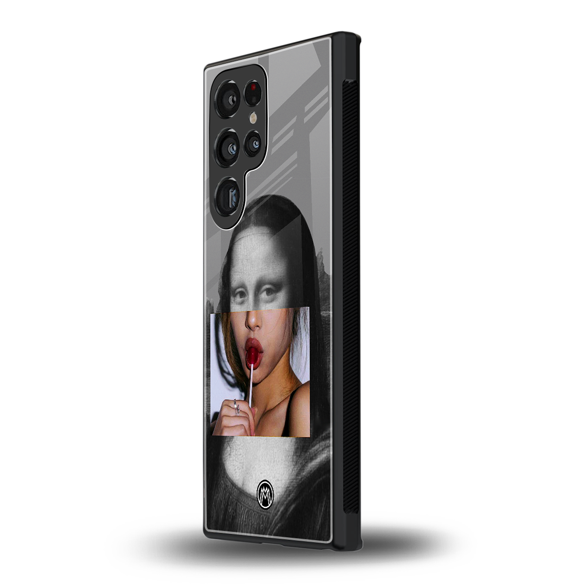 la mona lisa back phone cover | glass case for samsung galaxy s23 ultra