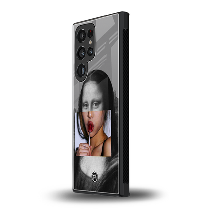 la mona lisa back phone cover | glass case for samsung galaxy s23 ultra