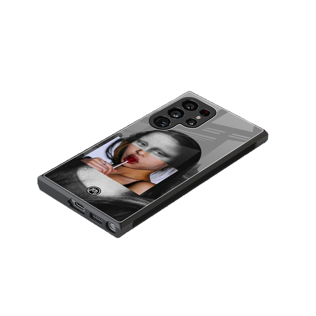 la mona lisa back phone cover | glass case for samsung galaxy s23 ultra