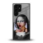 la mona lisa back phone cover | glass case for samsung galaxy s25 ultra