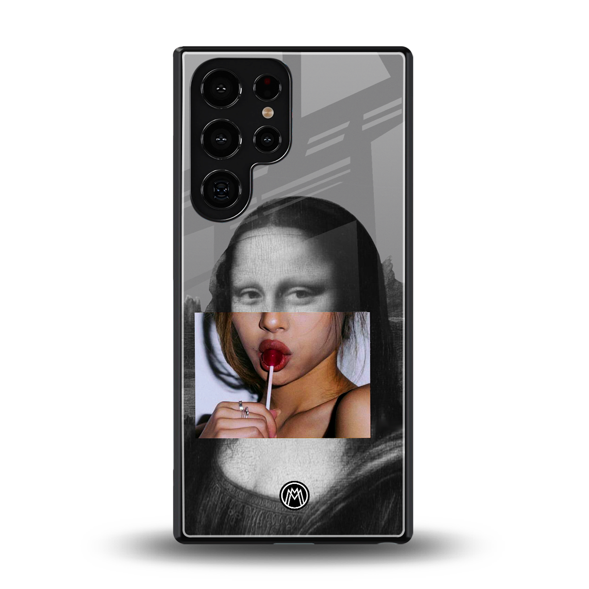 la mona lisa back phone cover | glass case for samsung galaxy s25 ultra