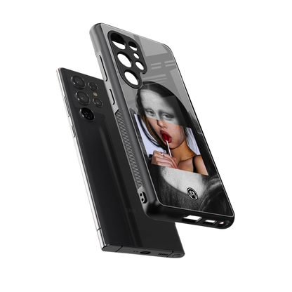 la mona lisa back phone cover | glass case for samsung galaxy s25 ultra