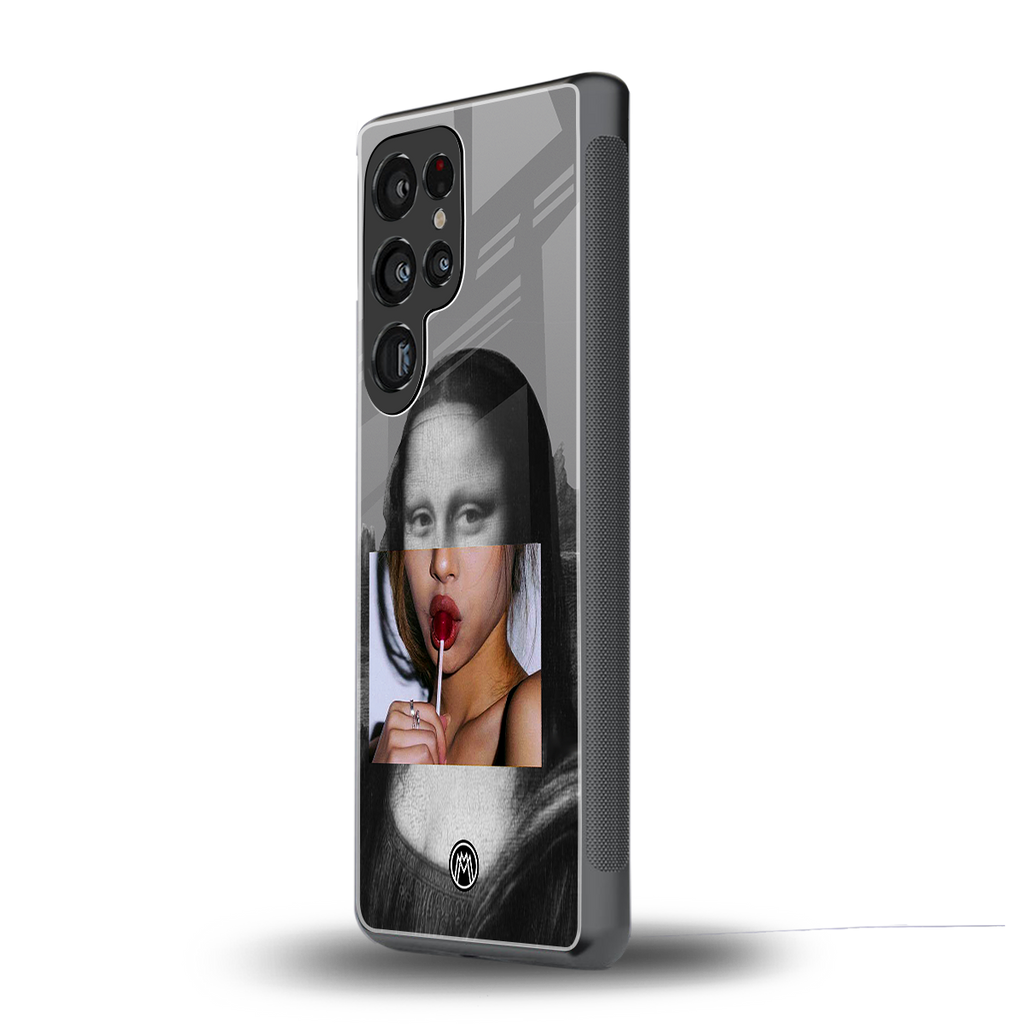 la mona lisa back phone cover | glass case for samsung galaxy s25 ultra