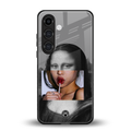 la mona lisa back phone cover | glass case for samsung galaxy s25 plus