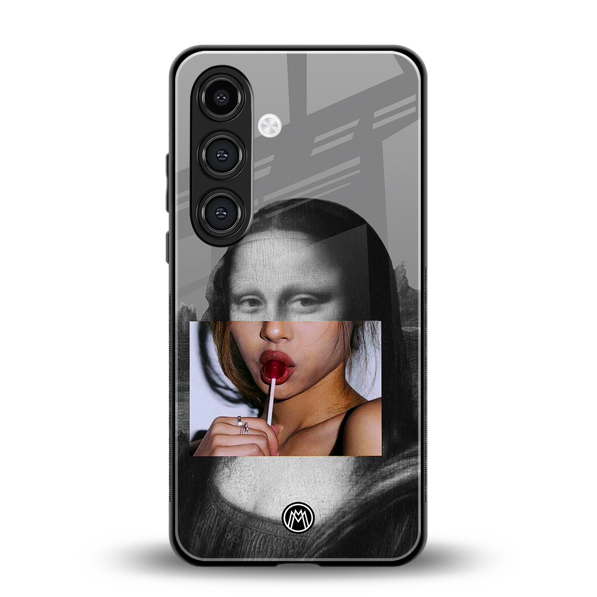 la mona lisa back phone cover | glass case for samsung galaxy s24 plus
