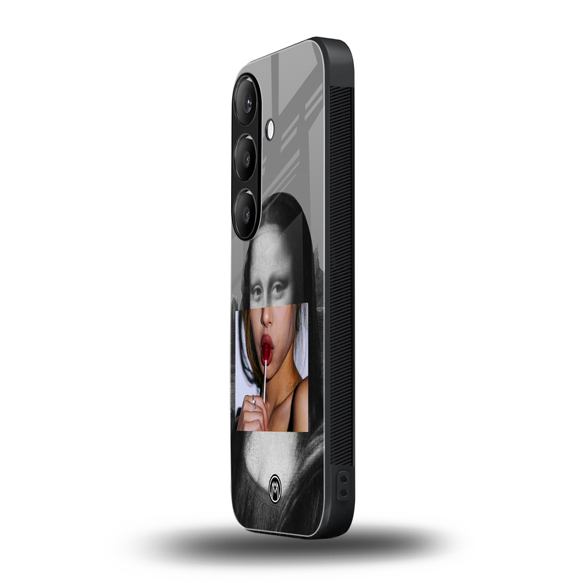 la mona lisa back phone cover | glass case for samsung galaxy s25 plus