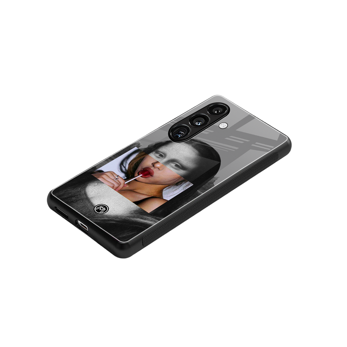 la mona lisa back phone cover | glass case for samsung galaxy s25 plus