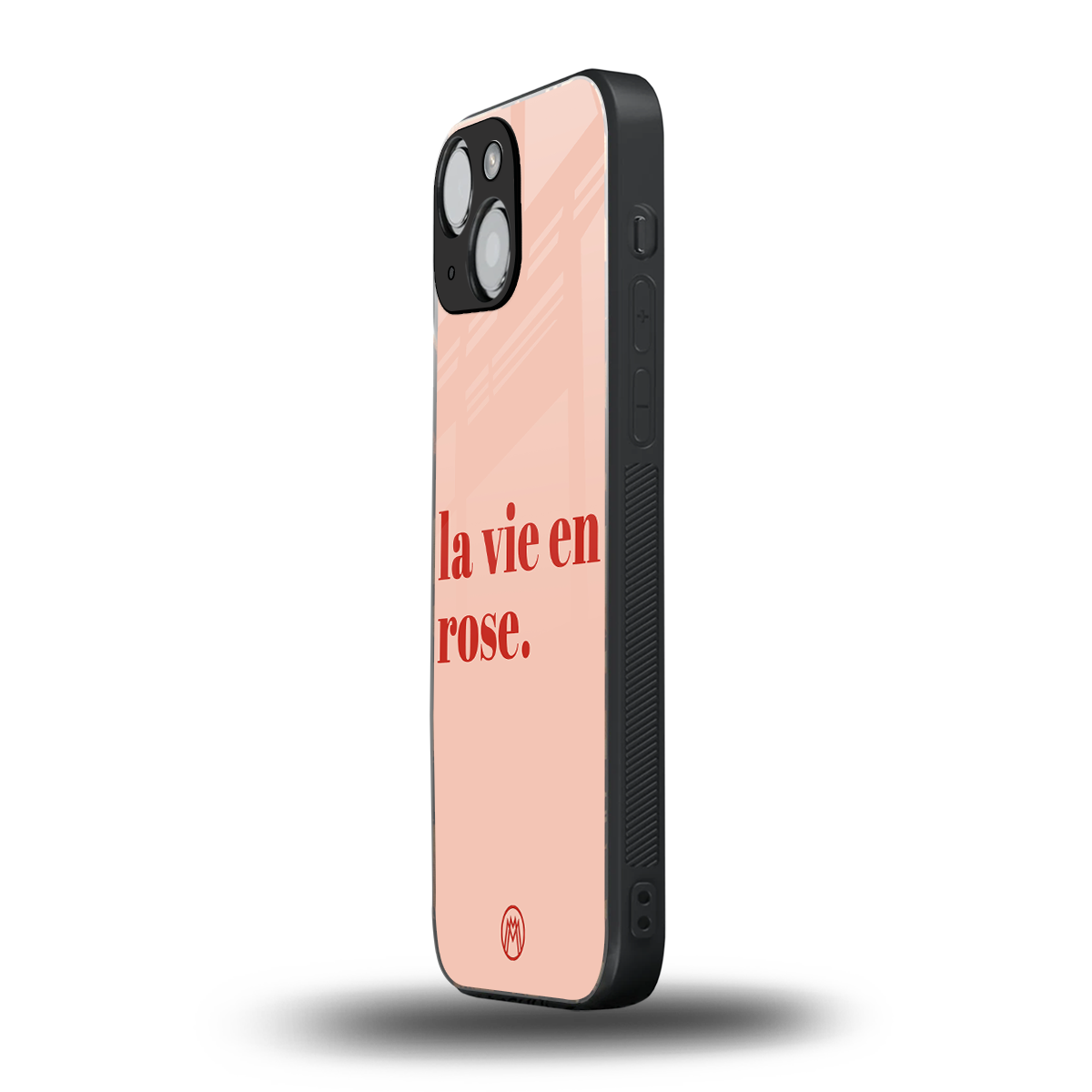 la vie en rose quote back phone cover | glass case for iphone 13 mini
