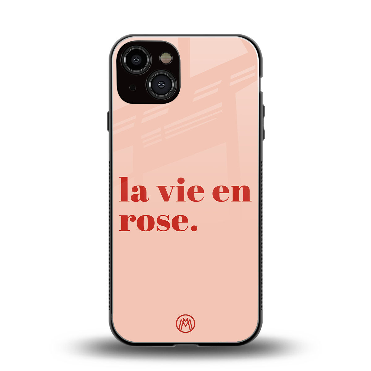 la vie en rose quote back phone cover | glass case for iphone 13