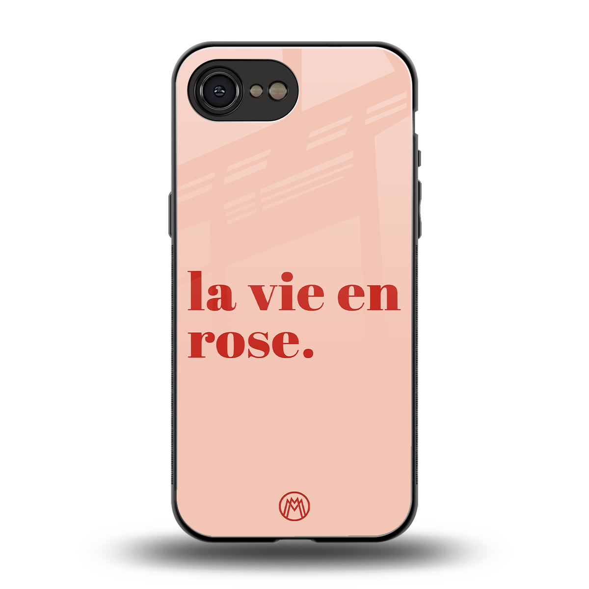 la vie en rose quote back phone cover | glass case for iphone 16e
