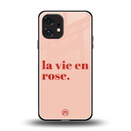 la vie en rose quote back phone cover | glass case for nothing phone 1