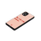 la vie en rose quote back phone cover | glass case for nothing phone 1