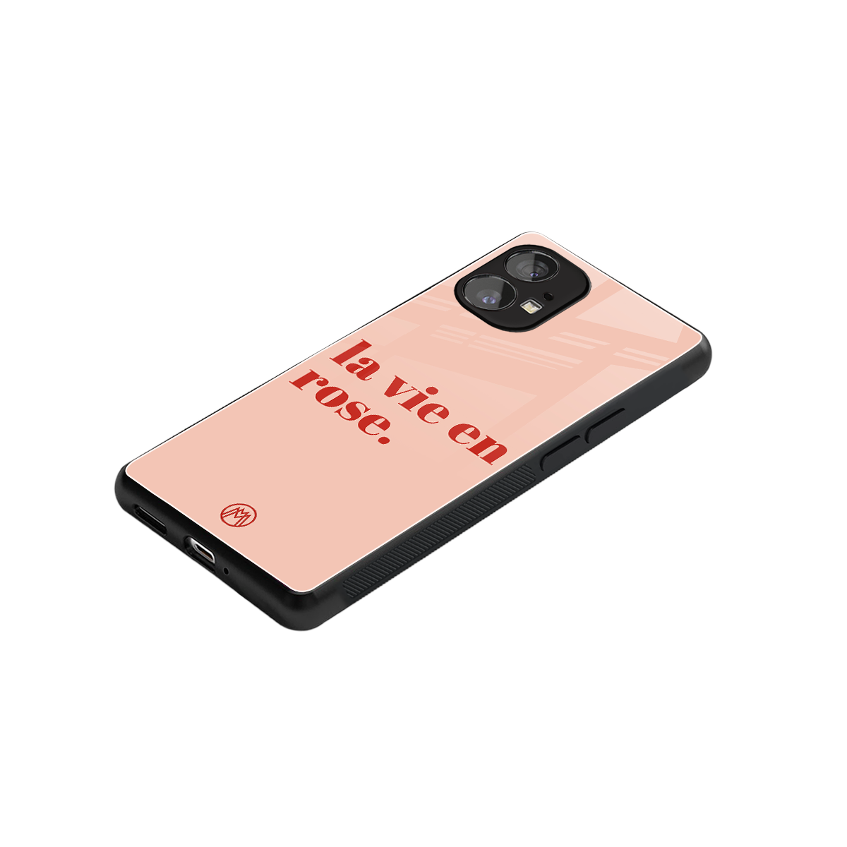 la vie en rose quote back phone cover | glass case for nothing phone 1