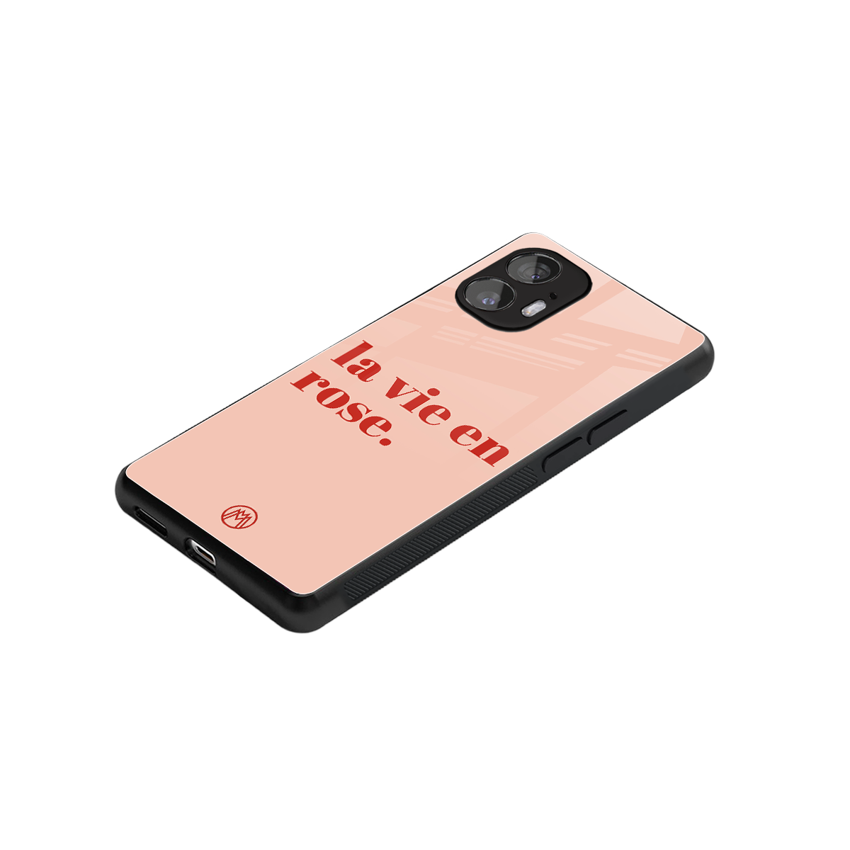 la vie en rose quote back phone cover | glass case for nothing phone 2