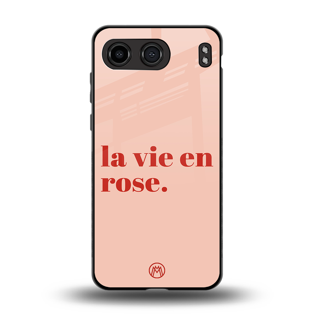 la vie en rose quote back phone cover | glass case for oneplus nord 4