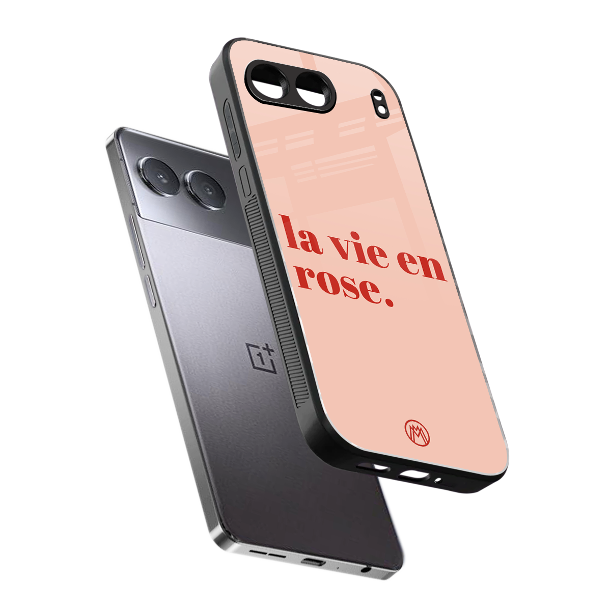 la vie en rose quote back phone cover | glass case for oneplus nord 4