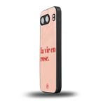 la vie en rose quote back phone cover | glass case for oneplus nord 4
