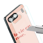 la vie en rose quote back phone cover | glass case for oneplus nord 4