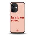 la vie en rose quote back phone cover | glass case for oneplus nord ce 3