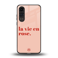 la vie en rose quote back phone cover | glass case for oneplus nord ce 4 lite