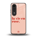 la vie en rose quote back phone cover | glass case for oneplus nord ce 4